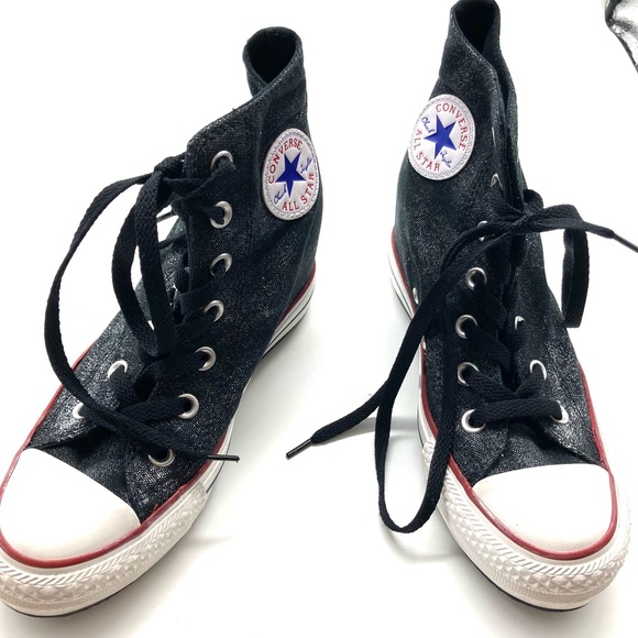 Converse Chuck Taylor All Star Platform Hidden Wedge Shoes - Picture 8 of 11